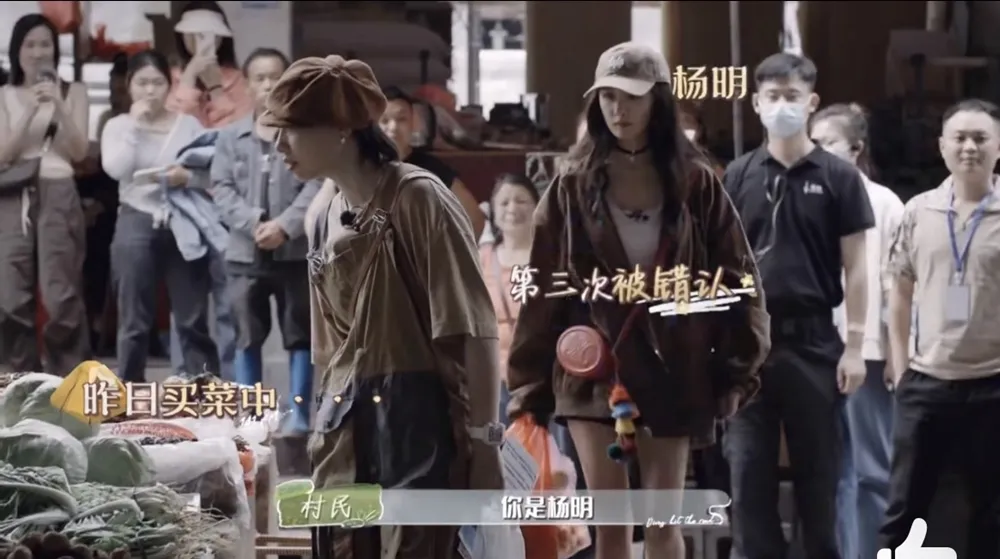 中國話題女王楊冪現身真人秀節目《花兒與少年4》，她在節目中被誤認成劉敏濤