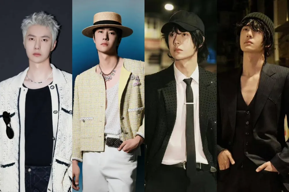 騰訊星光大賞】王一博長捲髮造型超有型與《以愛為營》王鶴棣「這互動