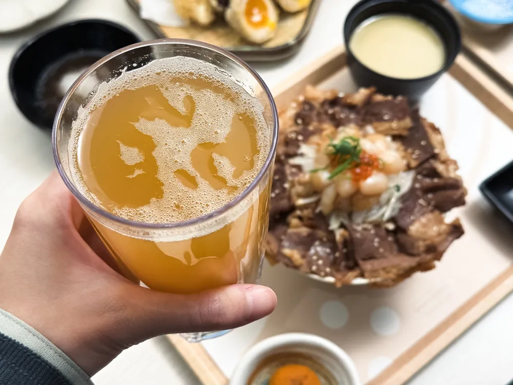 定食8 X 老井極上燒肉「推薦菜單」鳳梨柳橙冰茶